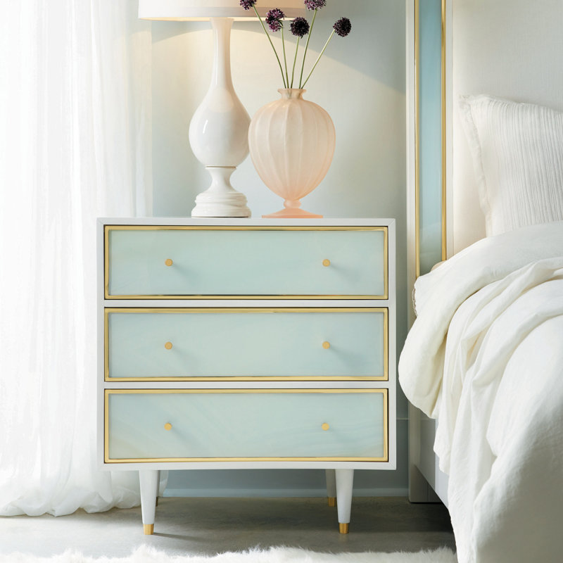 Seaglass 3 - Drawer Nightstand