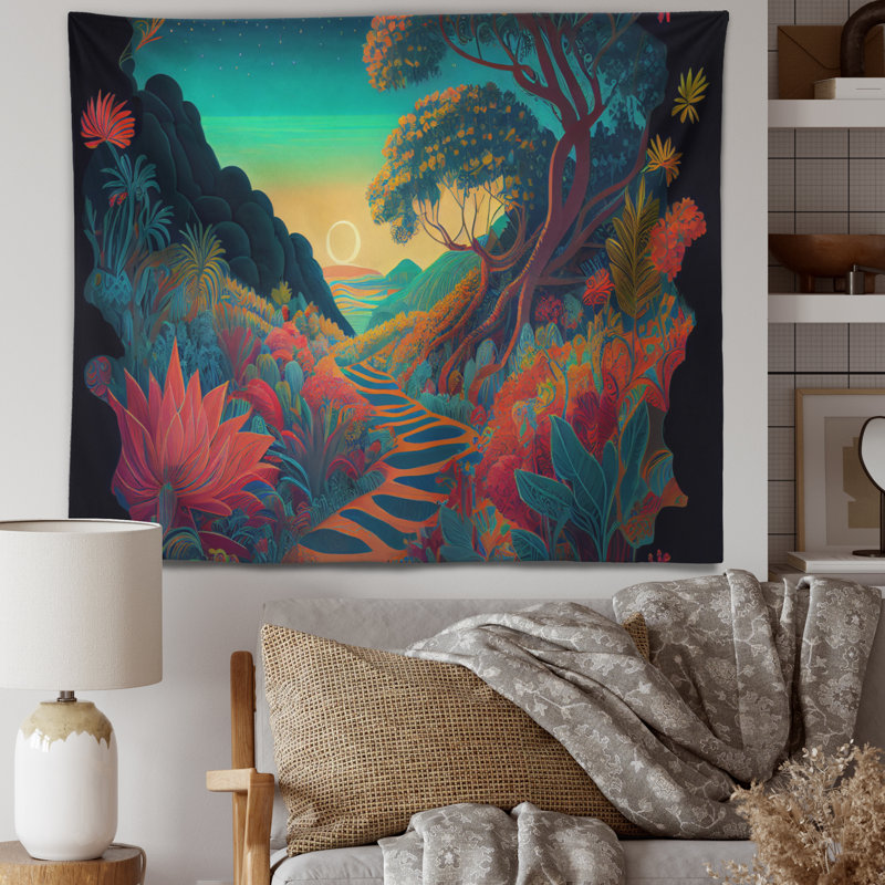 - Tapisserie murale Landscape Mountains, H 32 po x l 39 po