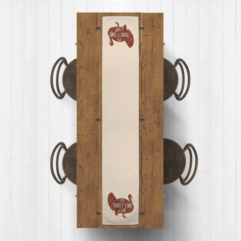 Juna Turkey Time Table Runner, 90" x 16"