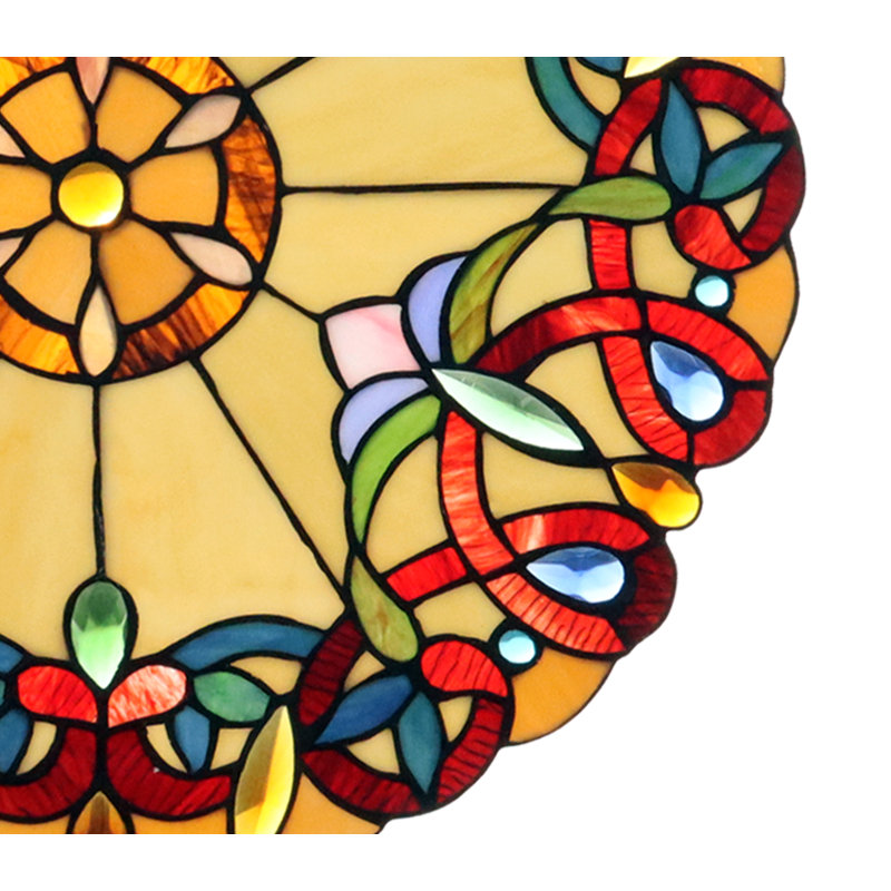 Tiffany Abstract Window Panel