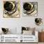 Art noir et or noir du Chaos V - Peinture abstraite, art mural-88539256-88539257-119355674