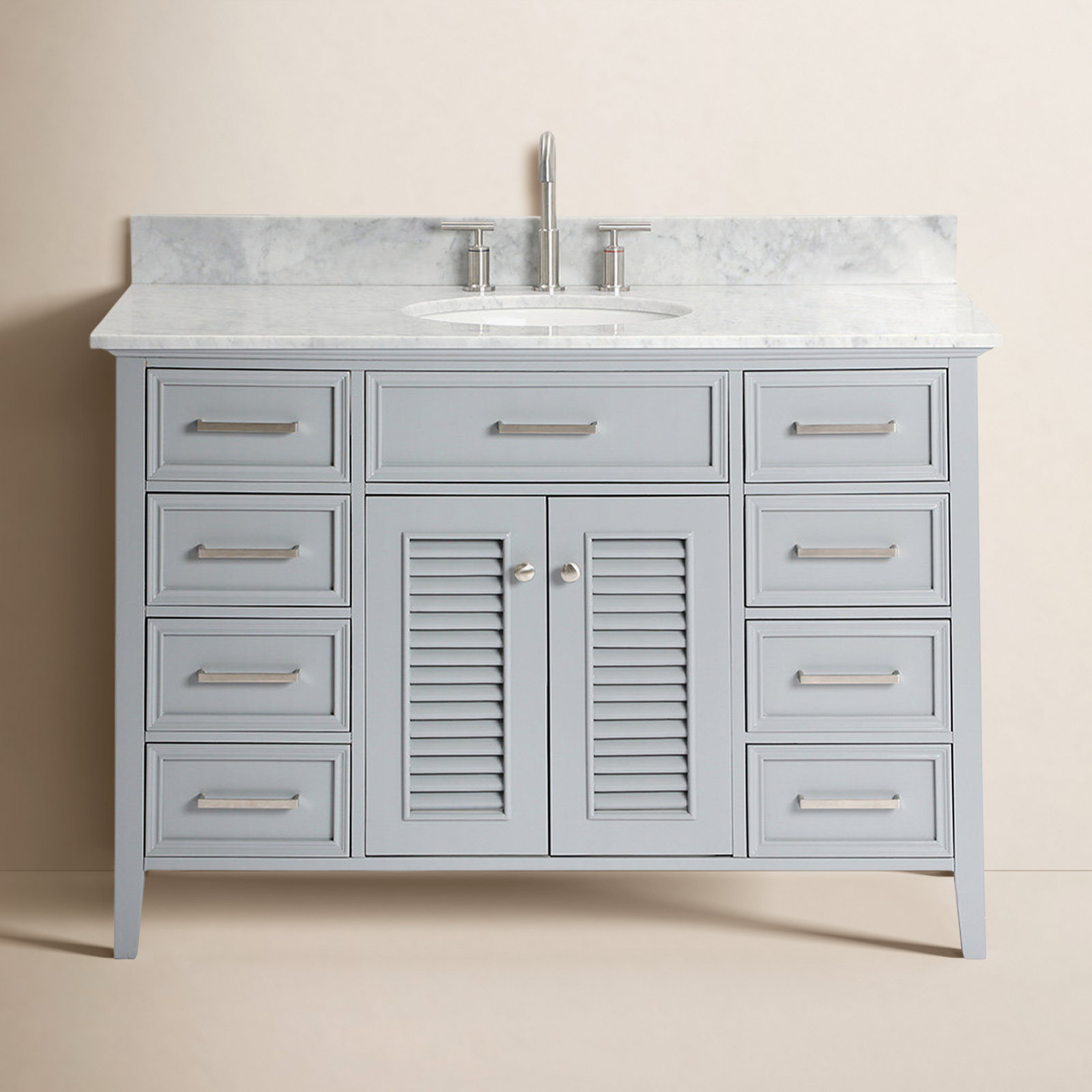 49'' Single Bathroom Vanity, Gray