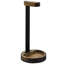 Solid Wood Metal Black Headphone Stand