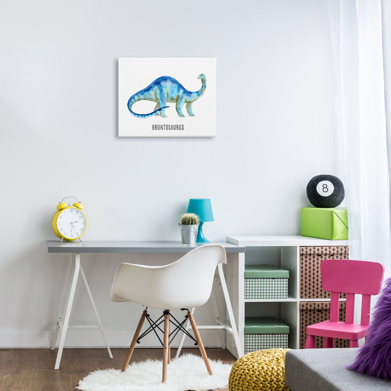  «Brontosaurus Dinosaur Apprendre» par Brett Blumenthal, H 16 po x l 20 po