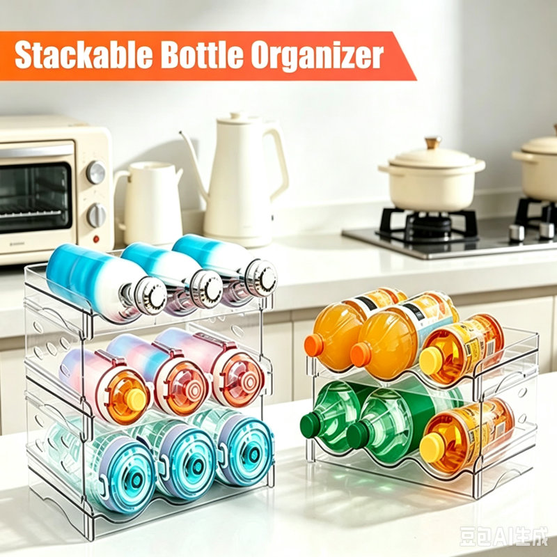 Detachable Layered Bottle Storage Organizer