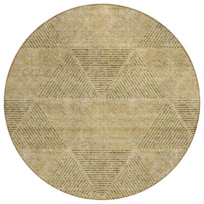 Malchow Washable Geometric Indoor / Outdoor Rug