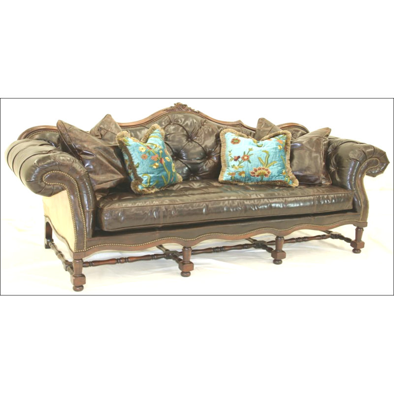 Sofa, Alistair Black, Brushy Bayou, Natural