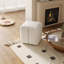 18.5cm Wide Solid Colour Accent Stool Ottoman