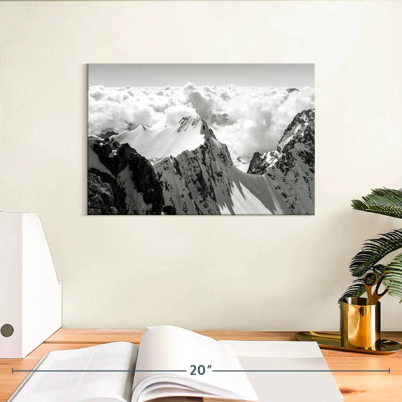 Alvord Snowy Mountain Peak, 8" H x 12" W