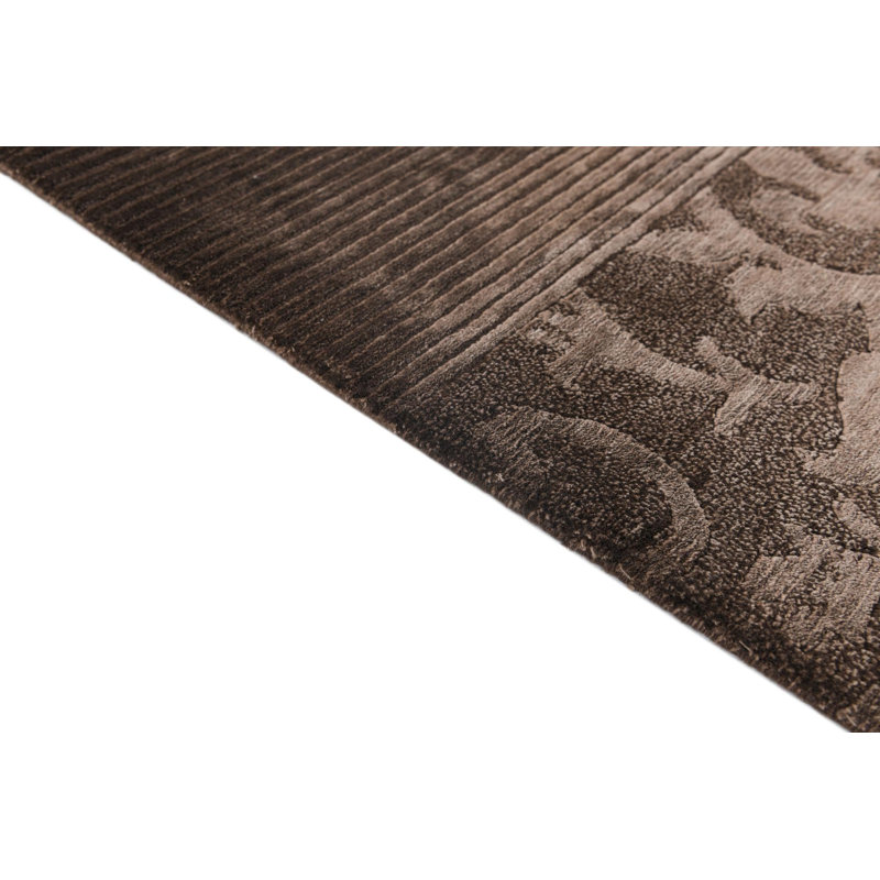 Tapis brun chocolat Outen