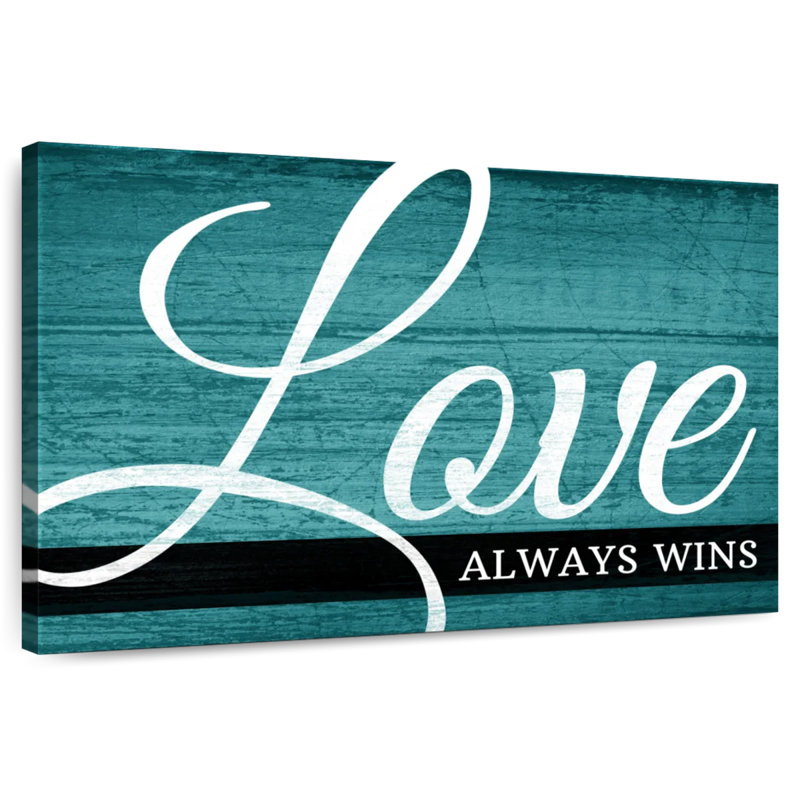 Tergel Love Always Wins II, H 34 po x l 51 po