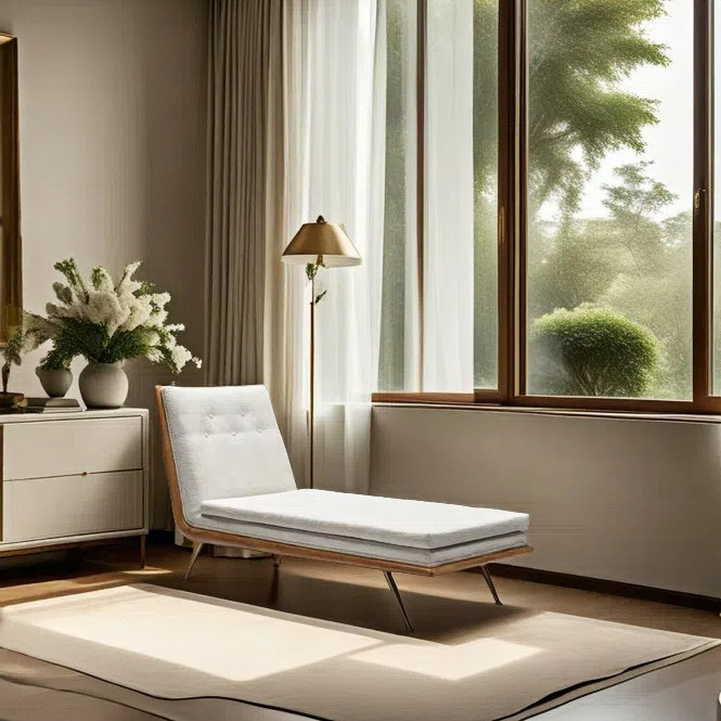 Chaise longue de détente moderne et tendance