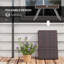 Table d'appoint pliante en rotin