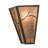 Rustic Lodge Flush Mounted Sconce