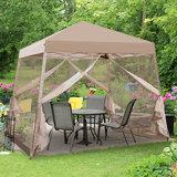 Pavillon de jardin escamotable 10 pi. L 10 pi. Pavillon de jardin en D