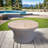 Hobbs Round Teak Outdoor Side Table
