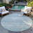 Machine Washable Indoor/Outdoor Xhevrie Teal Rug-1772809197
