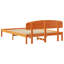 Vidaxl Bed Frame With Headboard Solid Pine Wood-113971107-113971106