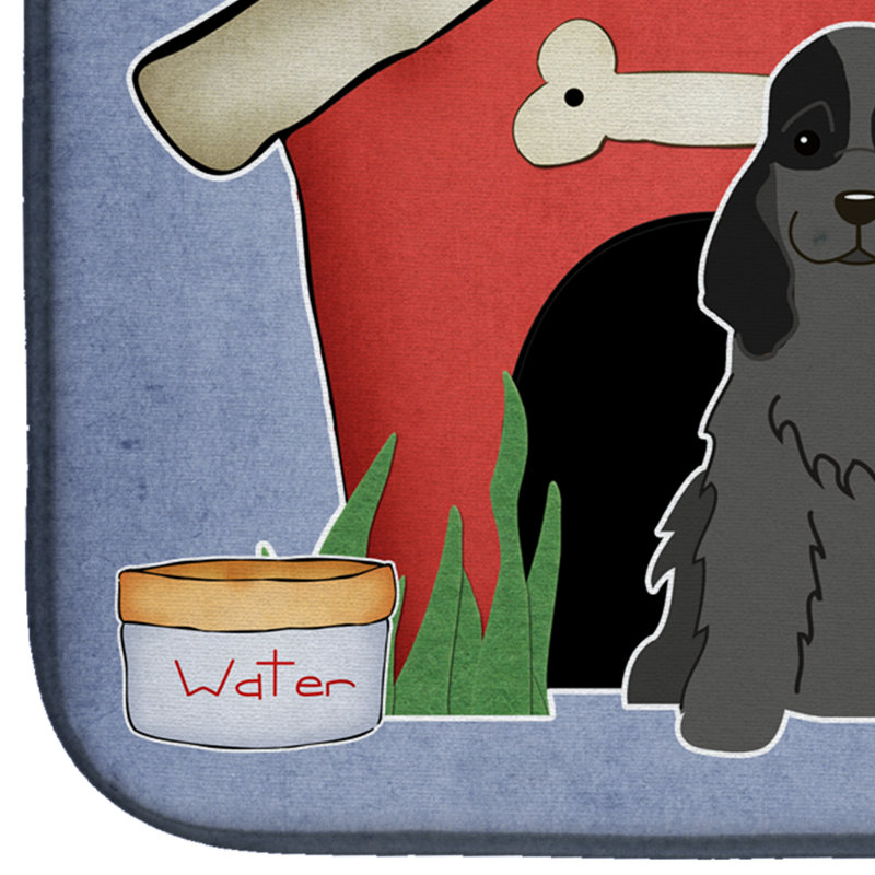 Drying Mat, Gray/Black