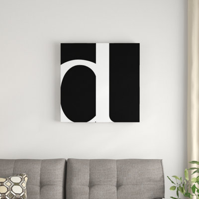 'The Type' Textual Art on Canvas