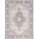 Nile Vintage Machine Washable Flat-Weave Medallion Beige Rug