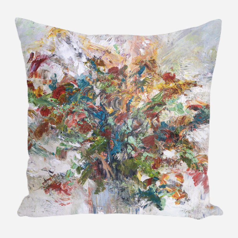 Linen Square Pillow Cover & Insert, 17" x 17"