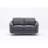 Gray Linen Loveseat
