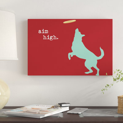 « aim high », reproduction d’impression sur toile