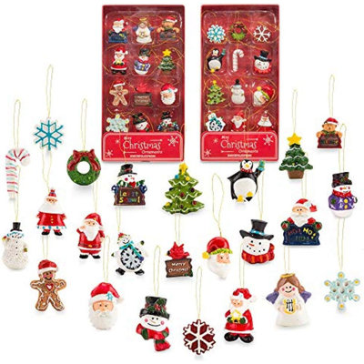 Ensemble de 12 décorations miniatures Petite Treasures, paquet de 2
