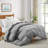 Soft All-Season Down & Feather Comforter - Cozy, Fluffy Duvet Insert with Corner Tabs for Secure Fit-235738315-164652640