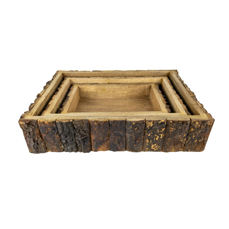Hille Wood Decorative Bowl 3, 1.75" H x 16" W x 16" D