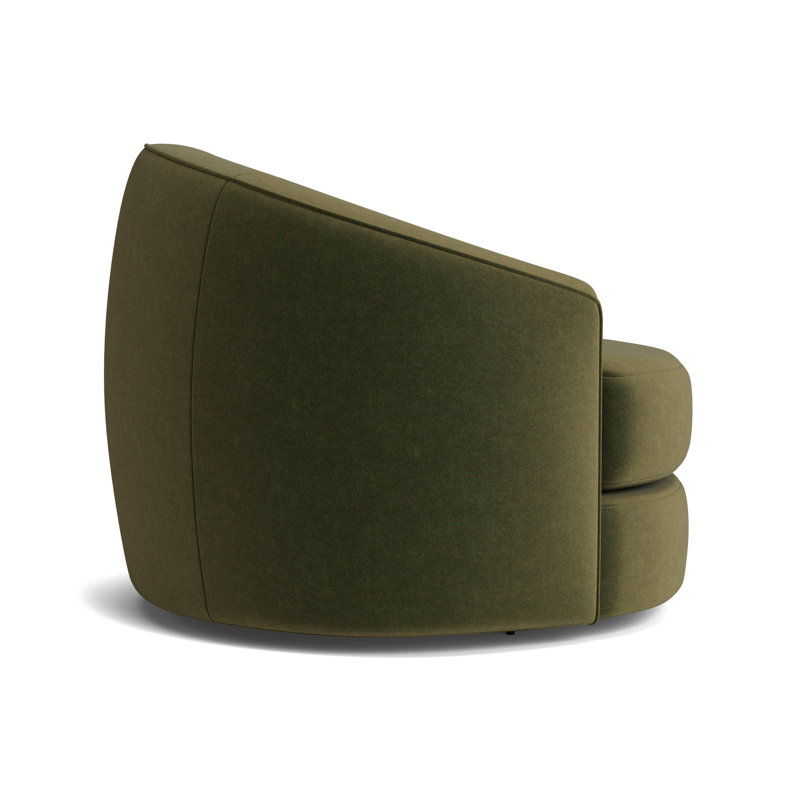 Giselle Full Swivel Chair, Performance Velvet - Balsam