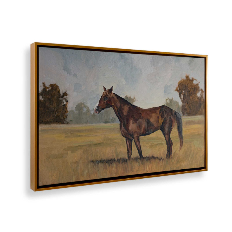 Runaway Rocky par Miss Mustard Seed, reproduction d'art sur toile, H 24 po x l 36 po, Impression encadrée sans passe-partout