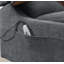 Fauteuil inclinable électrique en chenille avec fonction de levage, chauffage et massage