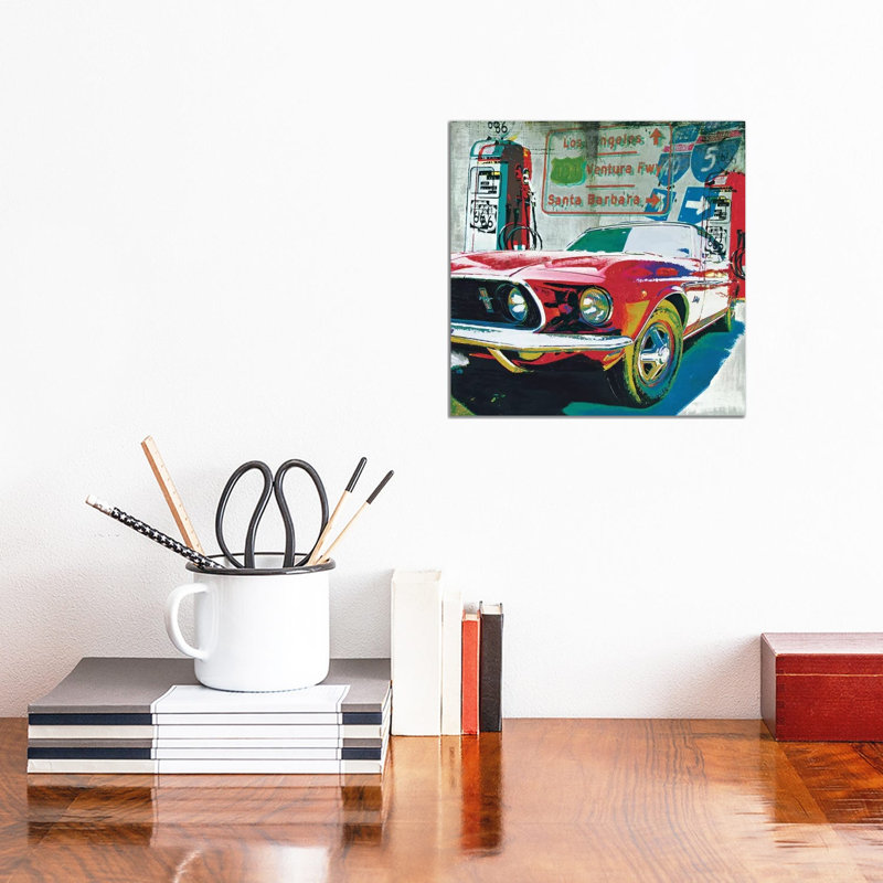 Ventura Freeway by Ray Foster - Wrapped Canvas Gallery-Wrapped Canvas Giclée, 30.48 cm H x 30.48 cm W