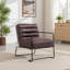  Fierros 62Cm W Faux Leather Armchair-1896600123
