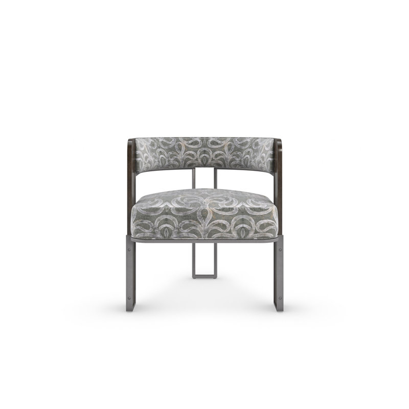 Modern Streamline Barrel Chair