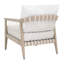 Fauteuil club d'extérieur en oléfine Pacific