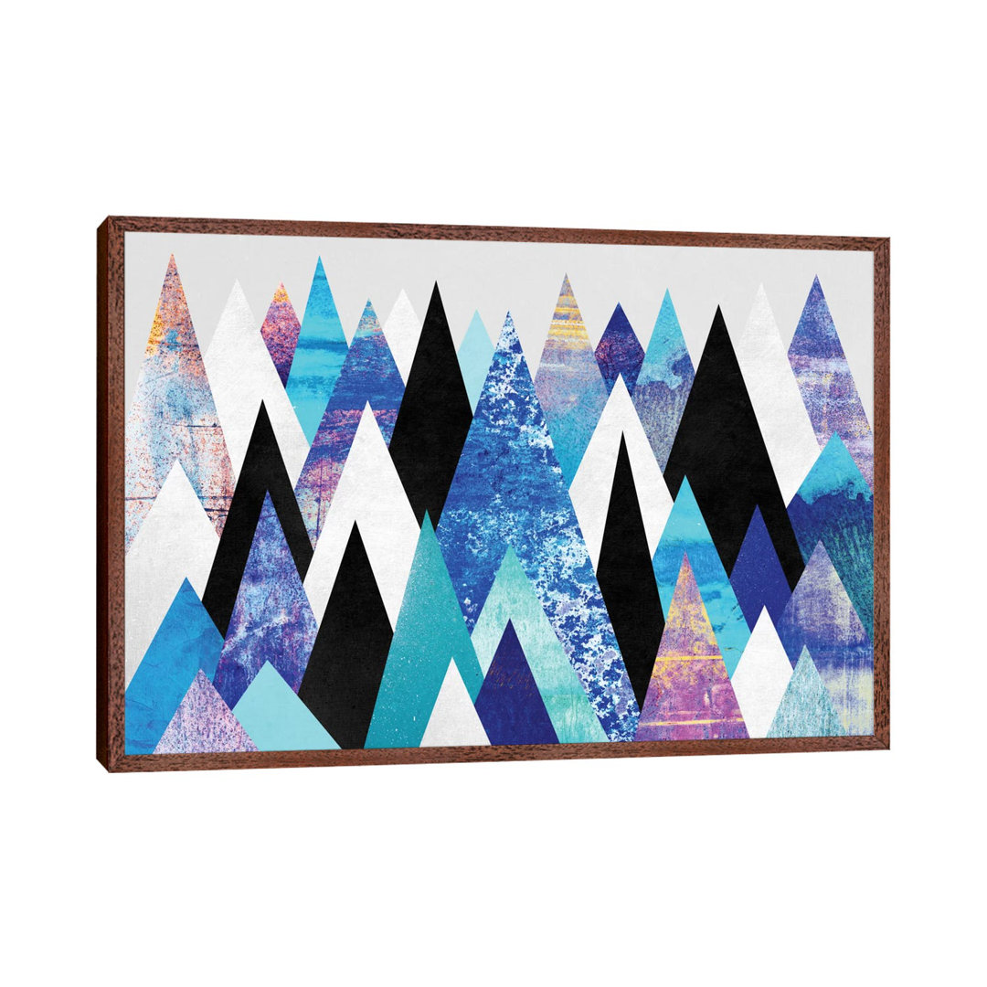 Peaks by Elisabeth Fredriksson - Graphic Art Print on Canvas