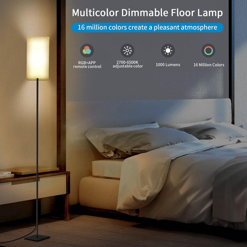  Lampe sur pied Rgb Led