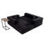 Canapé modulaire en L avec table d'appoint-1187441126