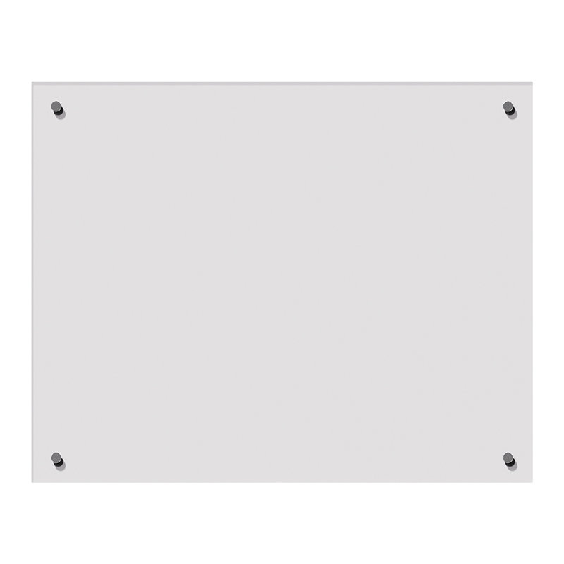 Pre-Drilled Tempered Glass Splashback for Cookers, Transparent