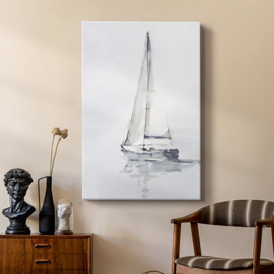 Misty Harbour I -Custom Wrapped Gallery Cavas