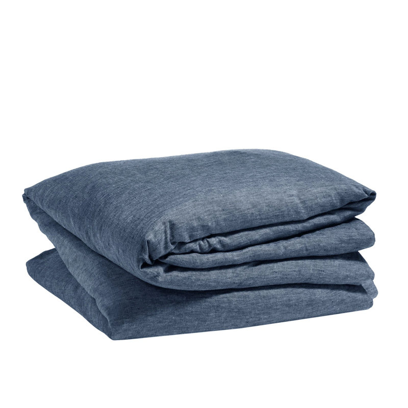 Jovi Linen Ink Duvet Cover, Full/Queen Duvet Cover