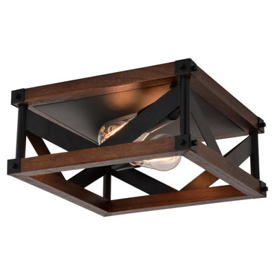 Plafonnier encastré 2 lumières 13 po