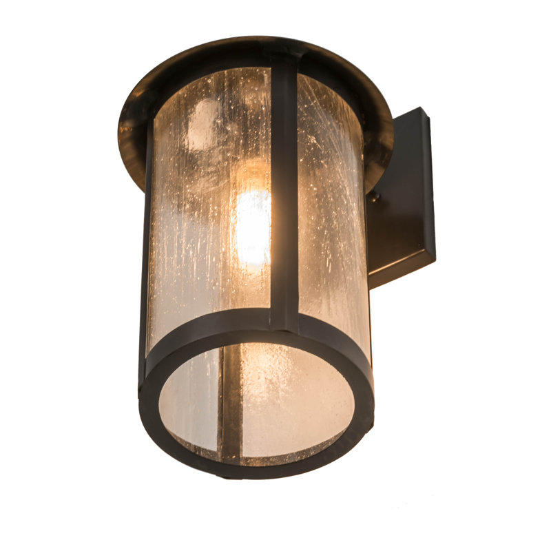 Fulton Prime 1 - Light Outdoor Wall Lantern, 13" H x 8" W x 8" D, Antique Copper