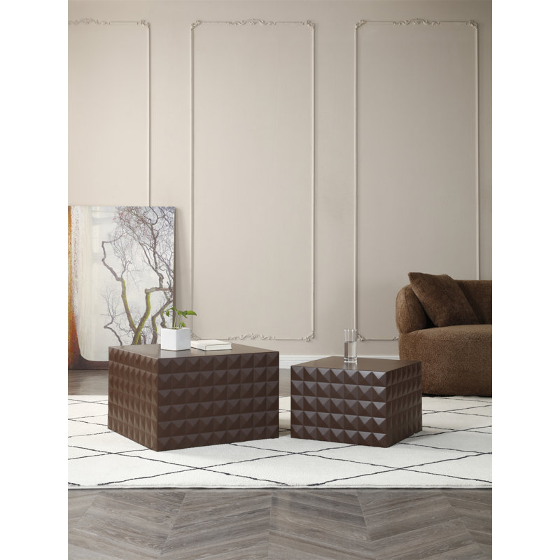 Kamuran Nesting Tables, Dark Brown