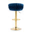 Christal Swivel Upholstered Adjustable Height Counter Stool-88075636