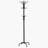 Black Metal Coat Rack
