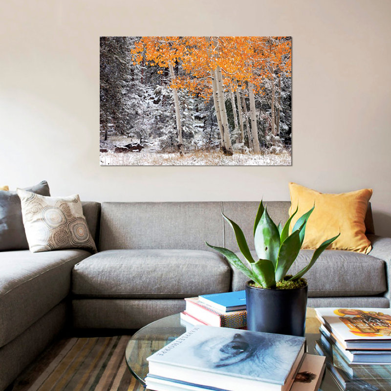 «A Little Bit Of Winter», impression sur toile, H 8 po x l 12 po x P 0,75 po, Toile tendue, Pas de tapis